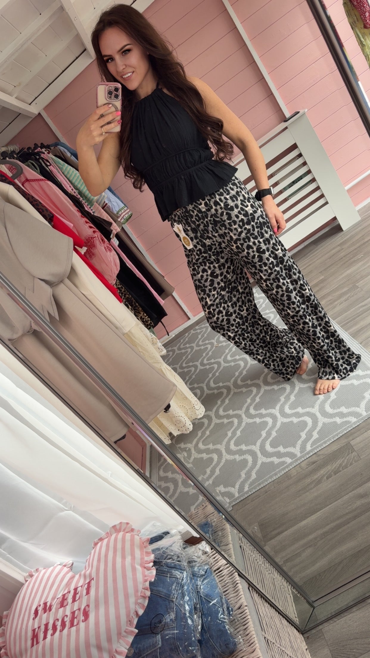 The ‘Connie’ Leopard Trousers
