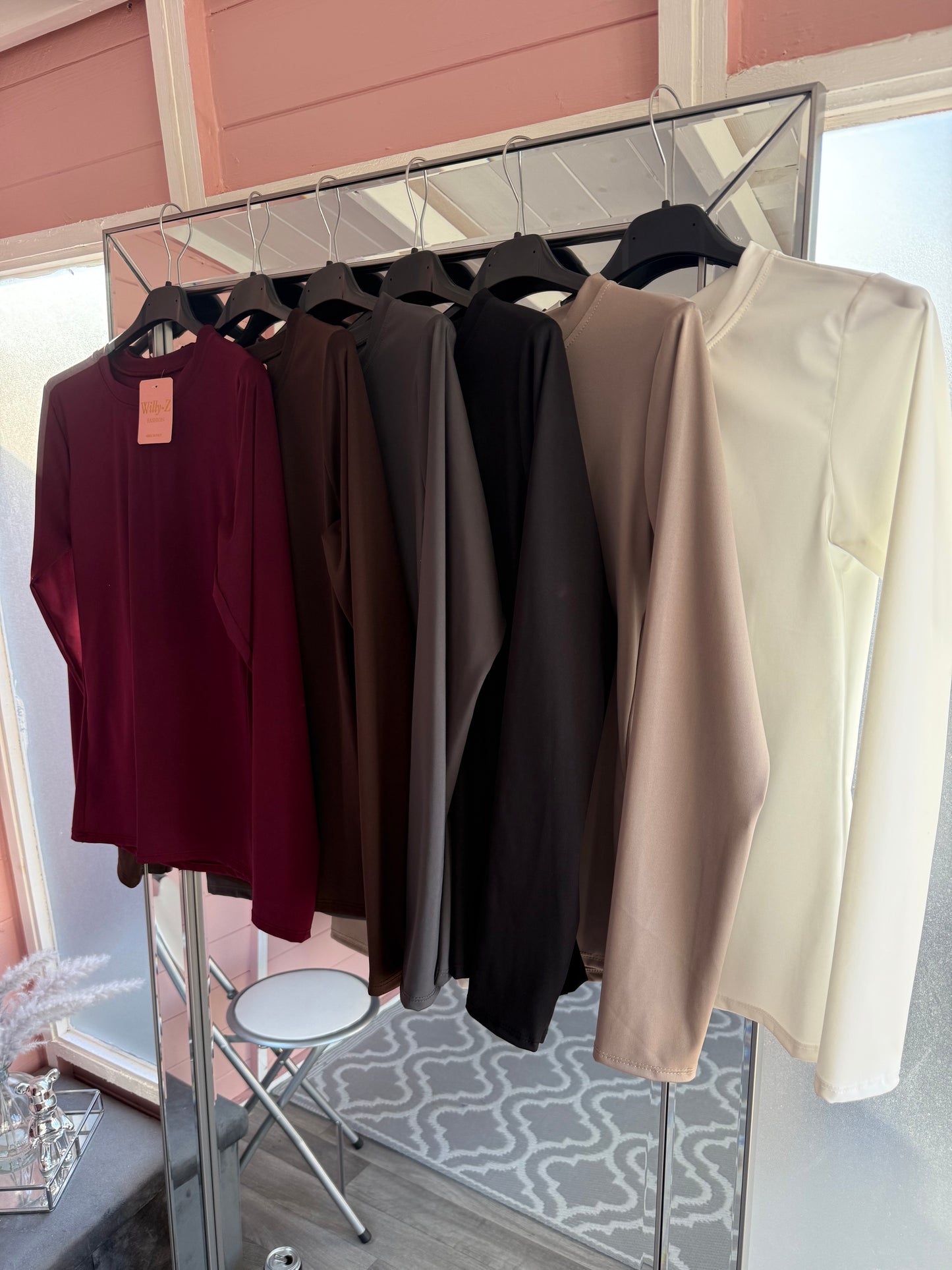 Slinky Long Sleeve Top