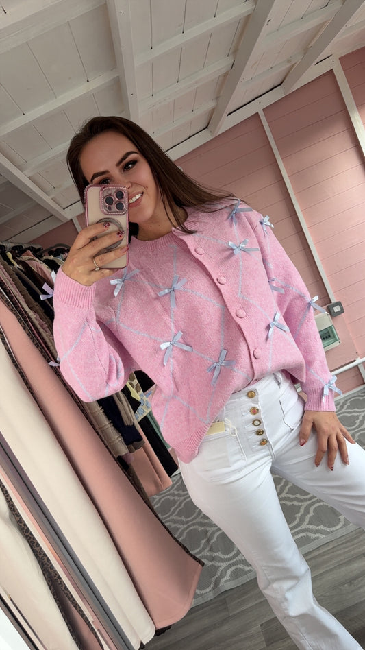 The ‘Missy’ Bow Cardigan