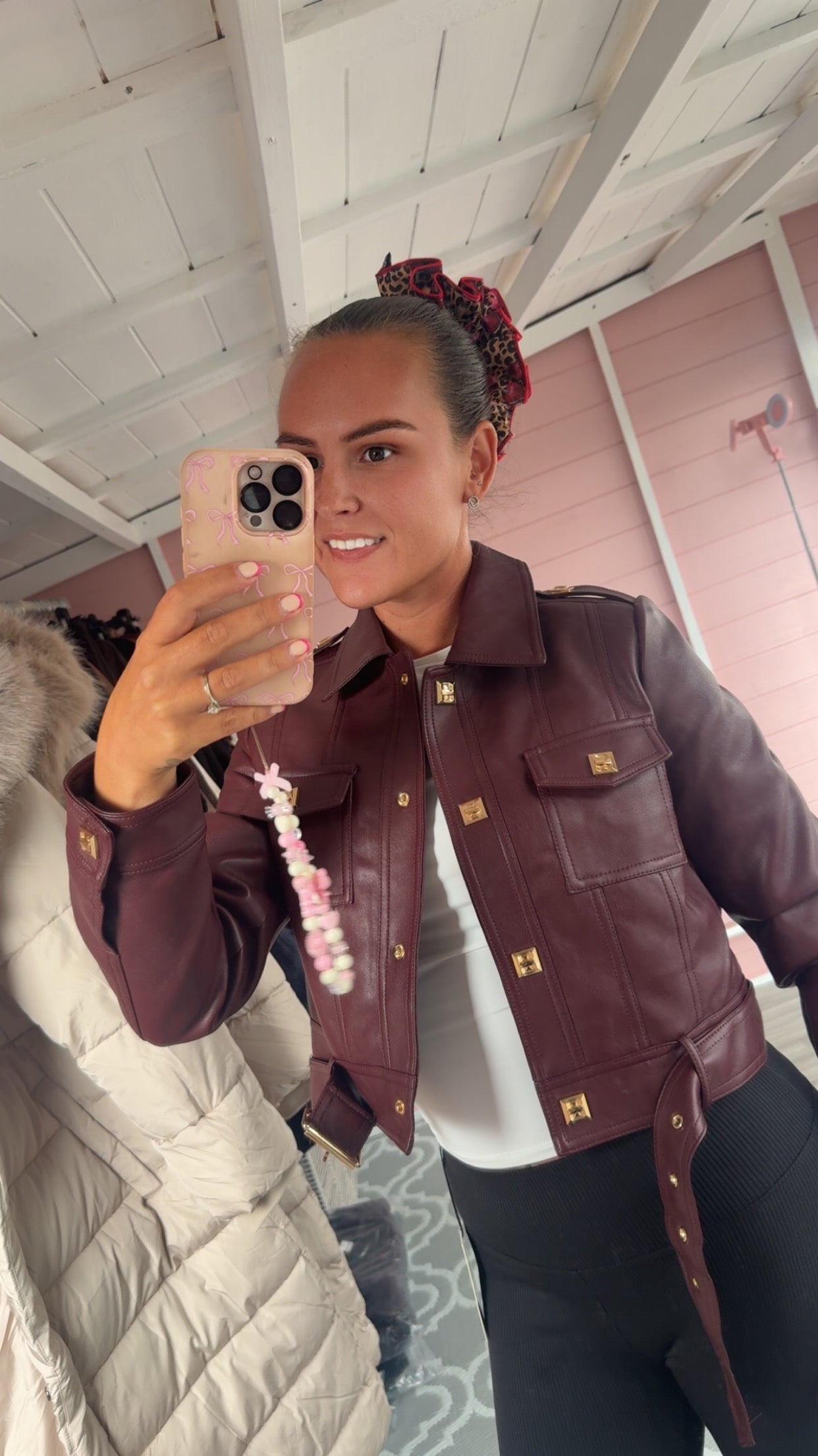The ‘Louisa’ PU Jacket