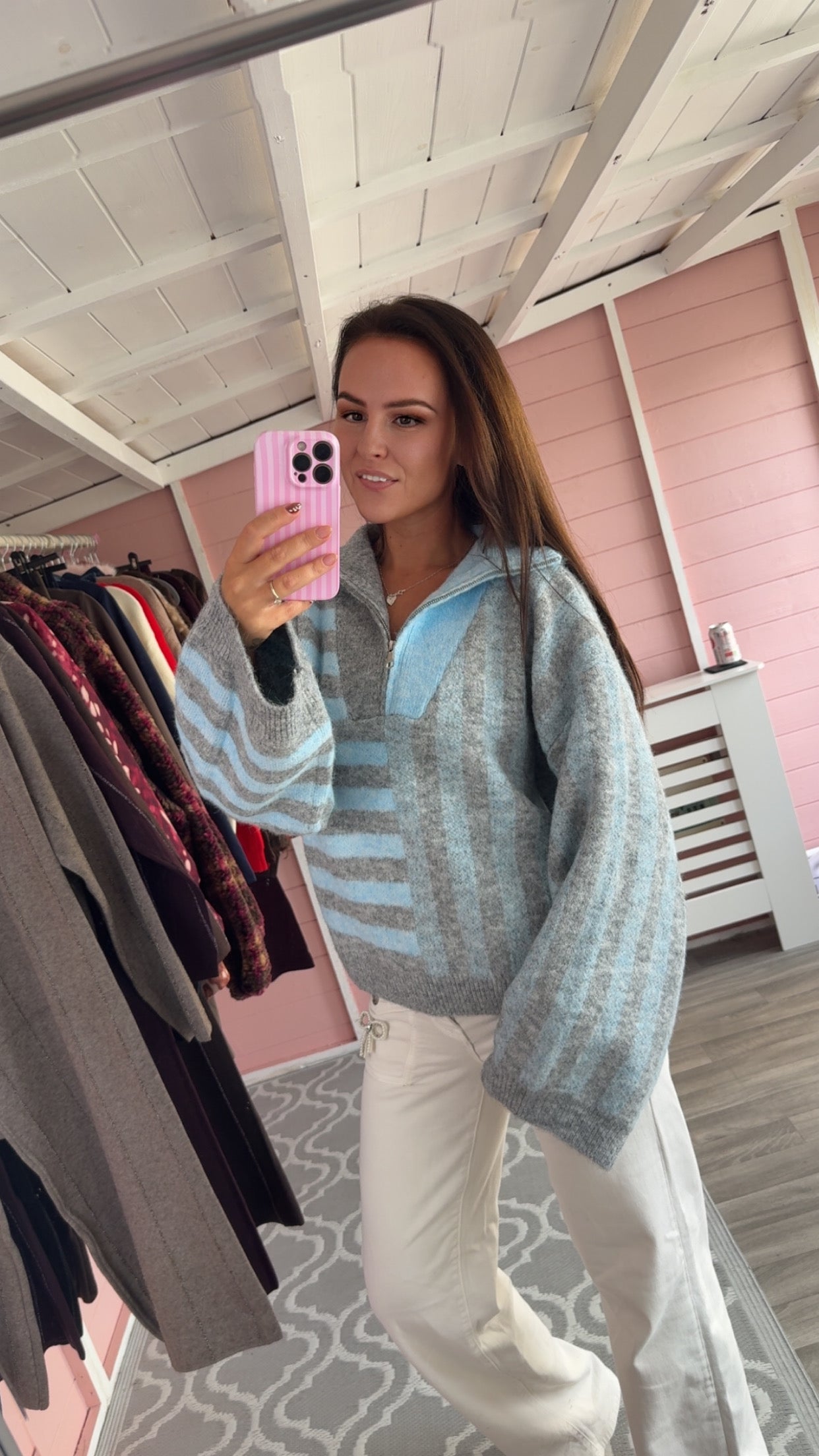 The ‘Annie’ 1/4 Zip Jumper