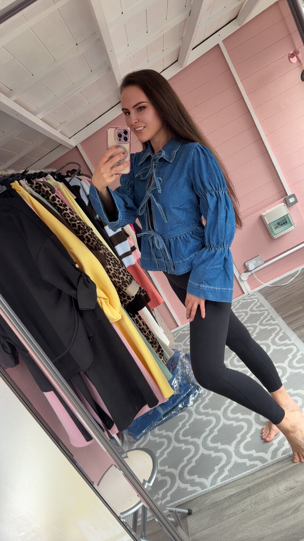 The ‘Aubrey’ Denim Top/Jacket