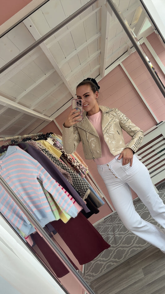 The ‘Tyra’ Shine PU Jacket