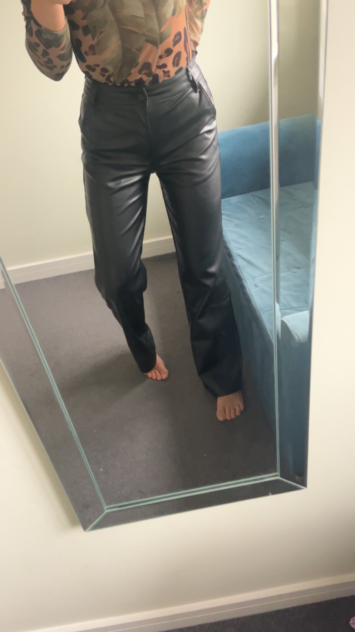 PU Leather Trousers