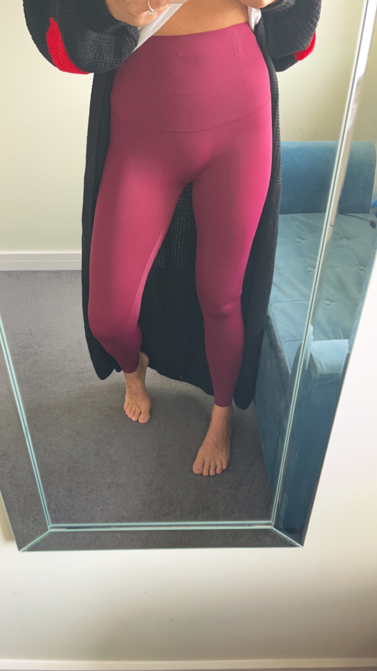 Burgundy Energy Leggings