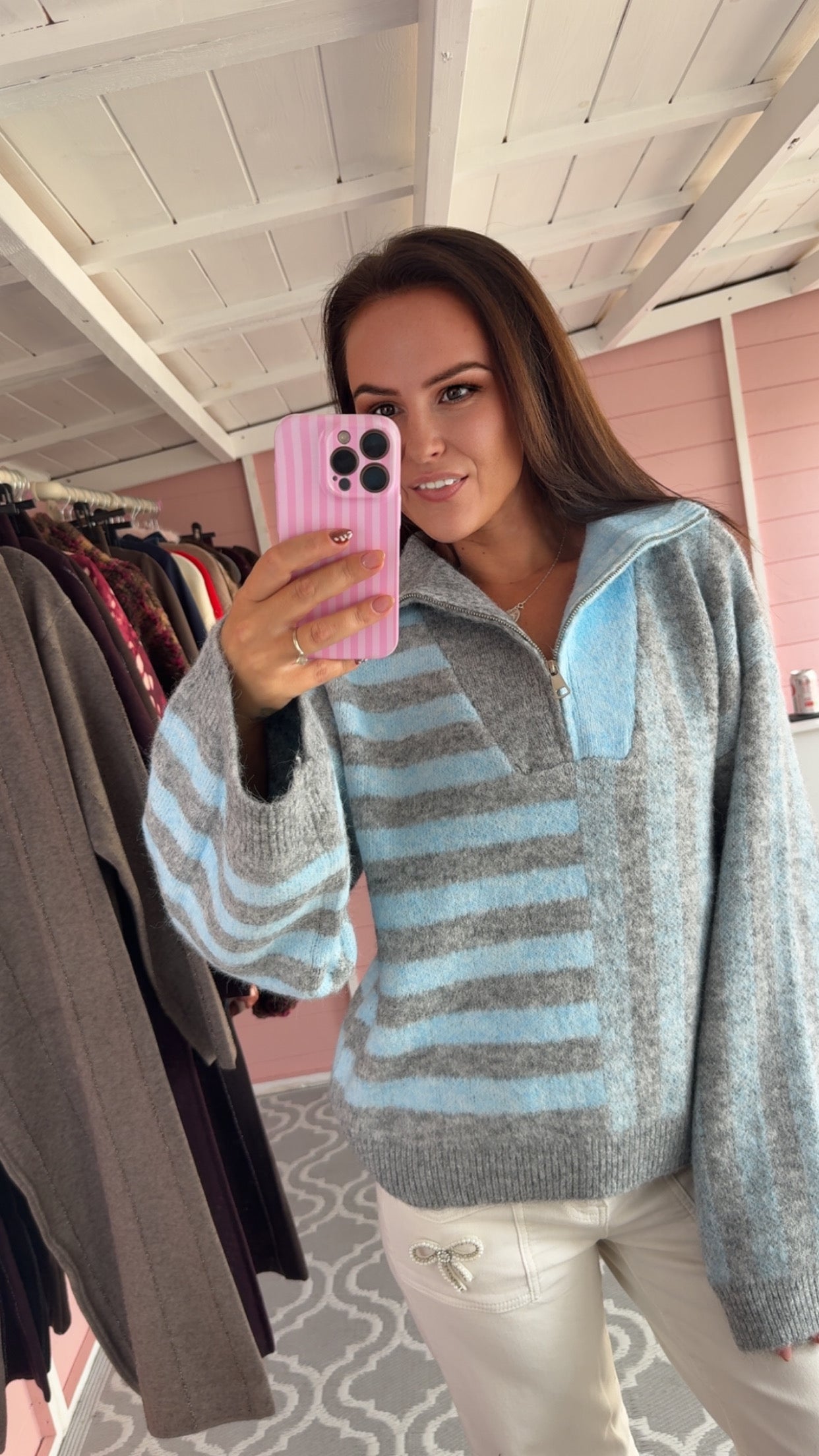 The ‘Annie’ 1/4 Zip Jumper