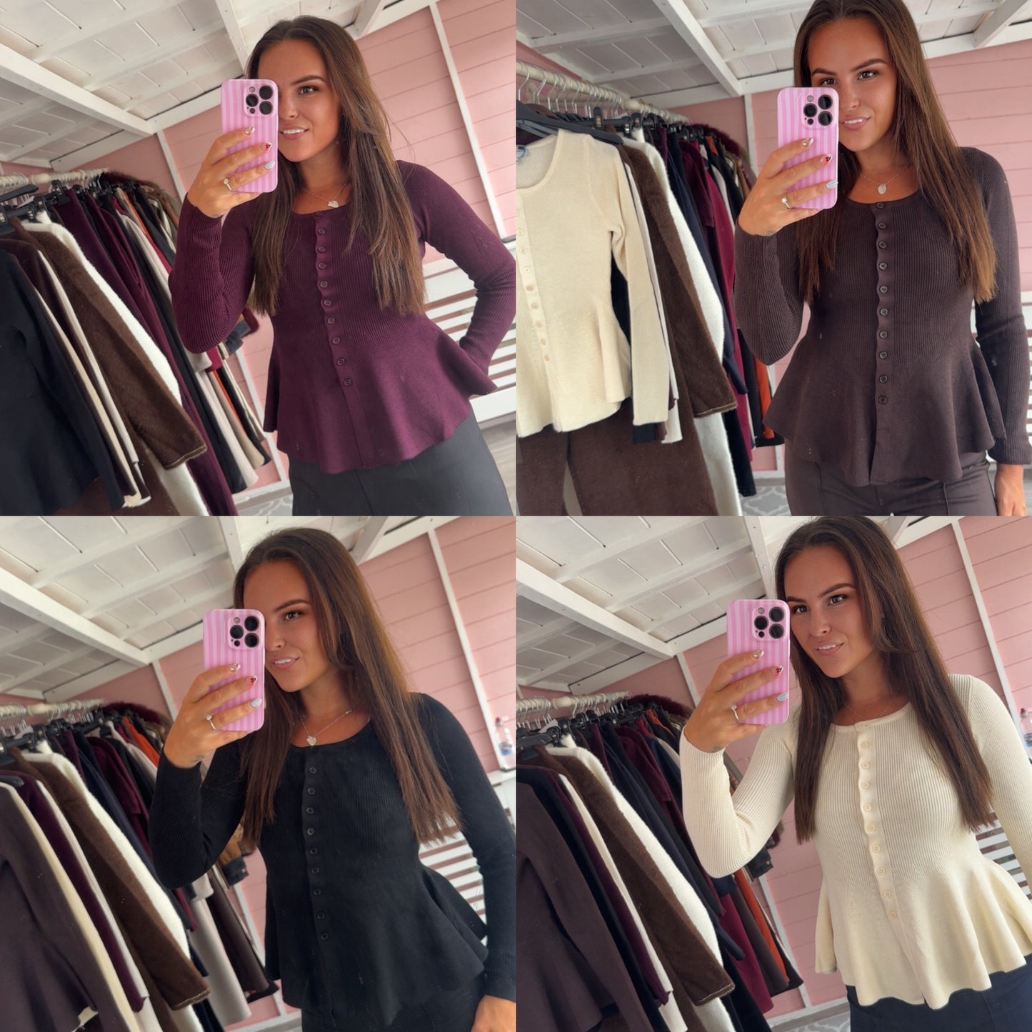 The ‘Peggy’ Peplum Top