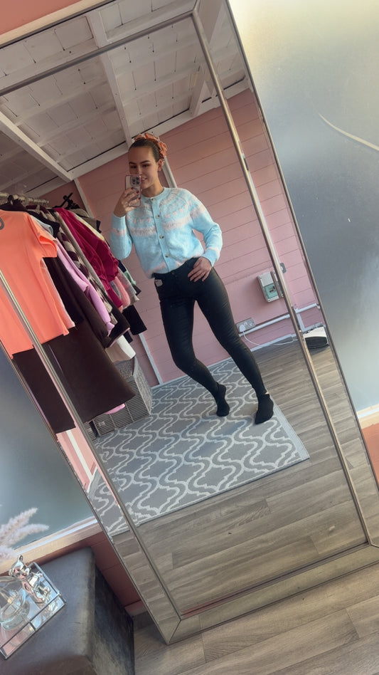 The ‘Jenni’ Coated Skinny Jeans