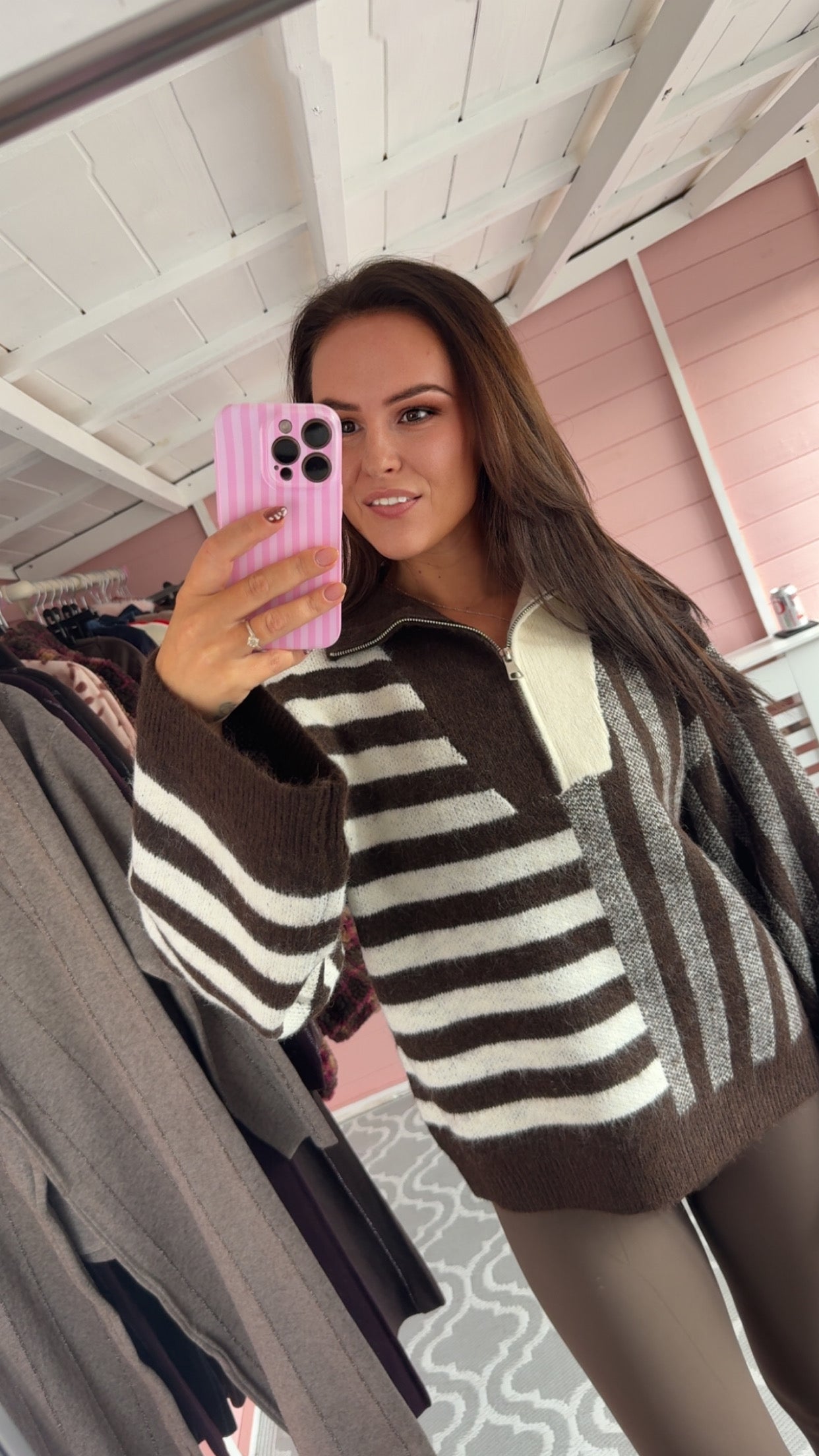 The ‘Annie’ 1/4 Zip Jumper