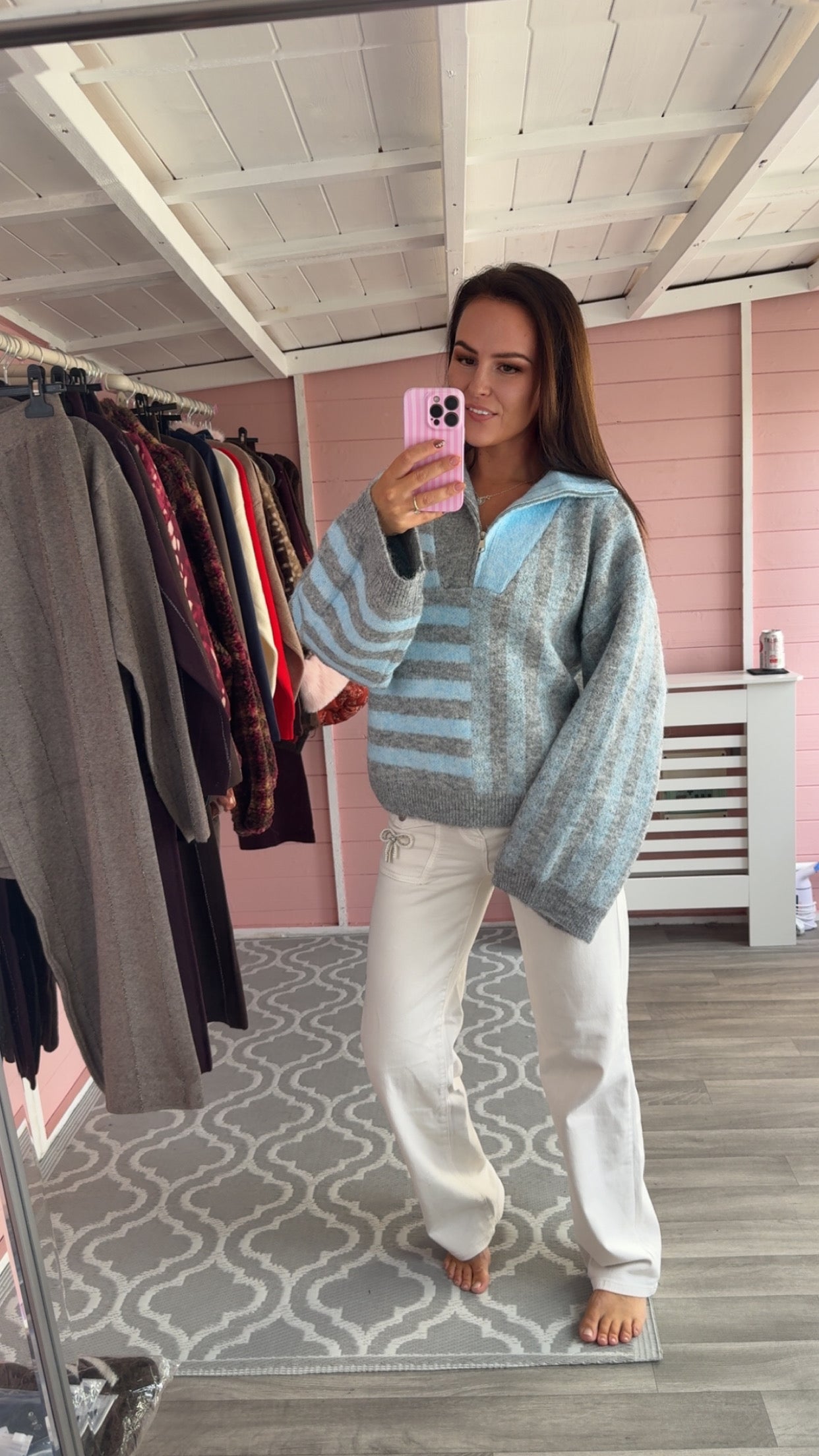 The ‘Annie’ 1/4 Zip Jumper