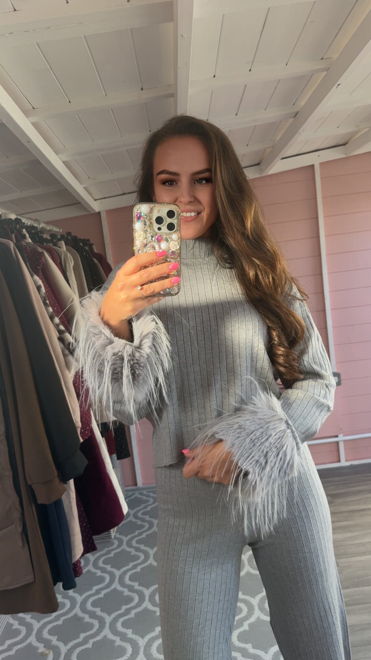 The ‘Marnie’ Faux Fur Co Ord Set