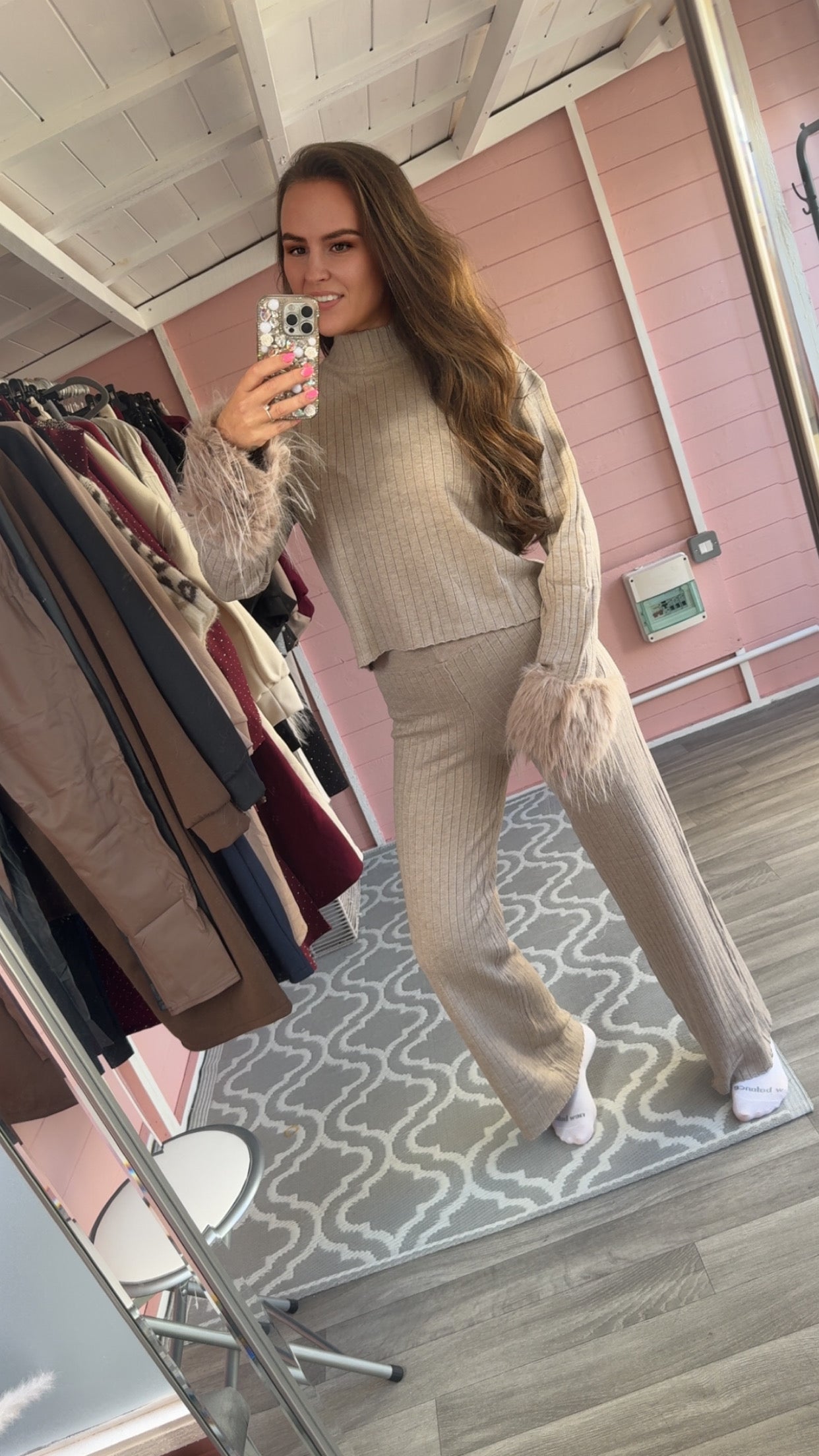 The ‘Marnie’ Faux Fur Co Ord Set