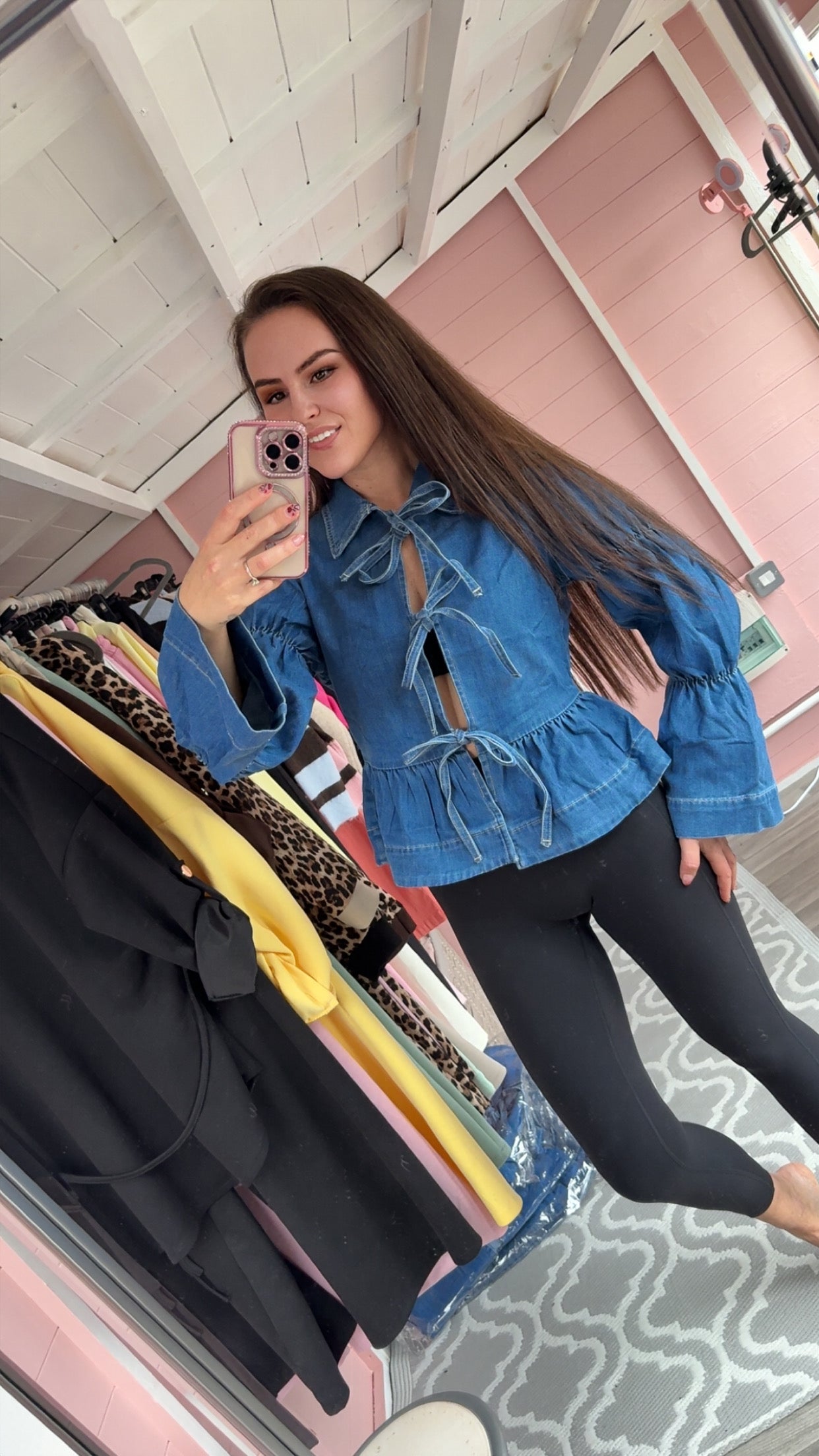 The ‘Aubrey’ Denim Top/Jacket