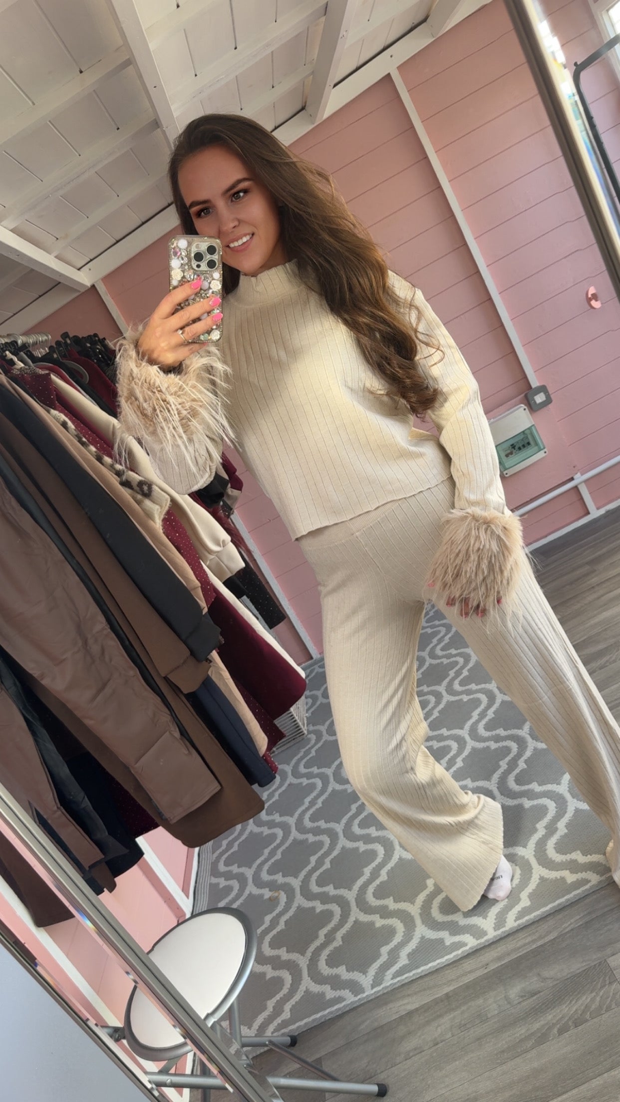 The ‘Marnie’ Faux Fur Co Ord Set
