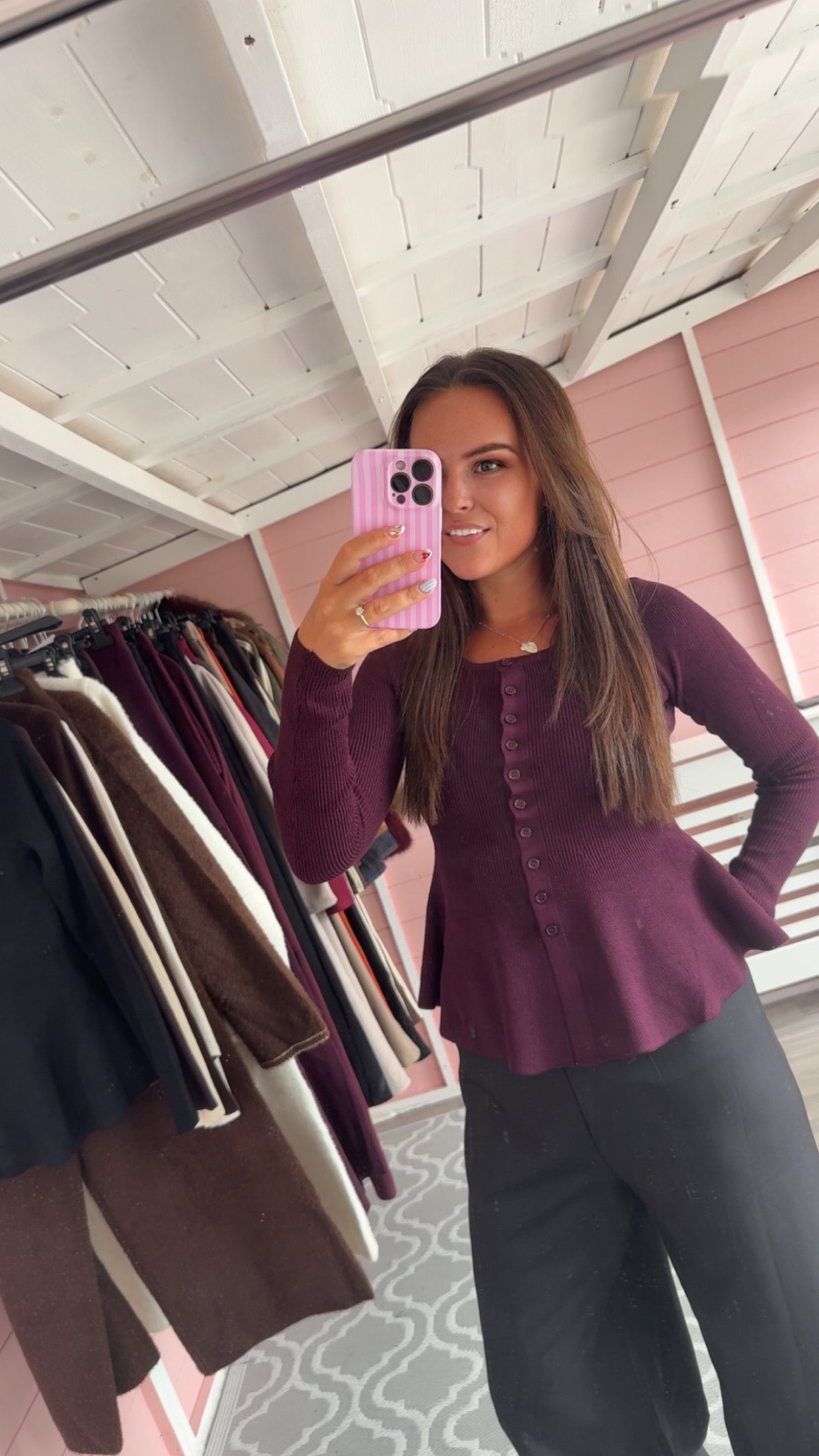The ‘Peggy’ Peplum Top