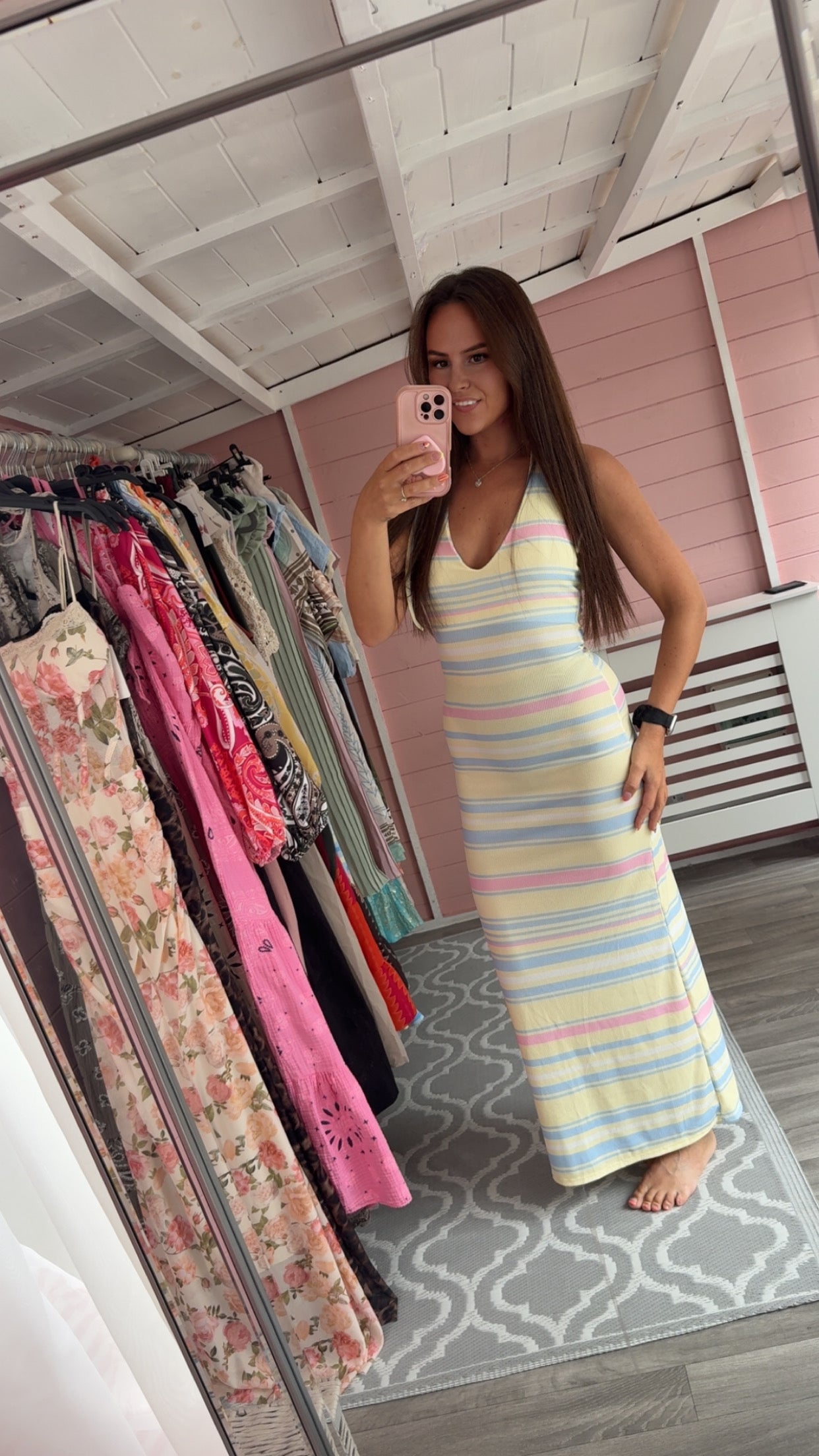 The ‘Lexi’ Halter Neck Maxi Dress