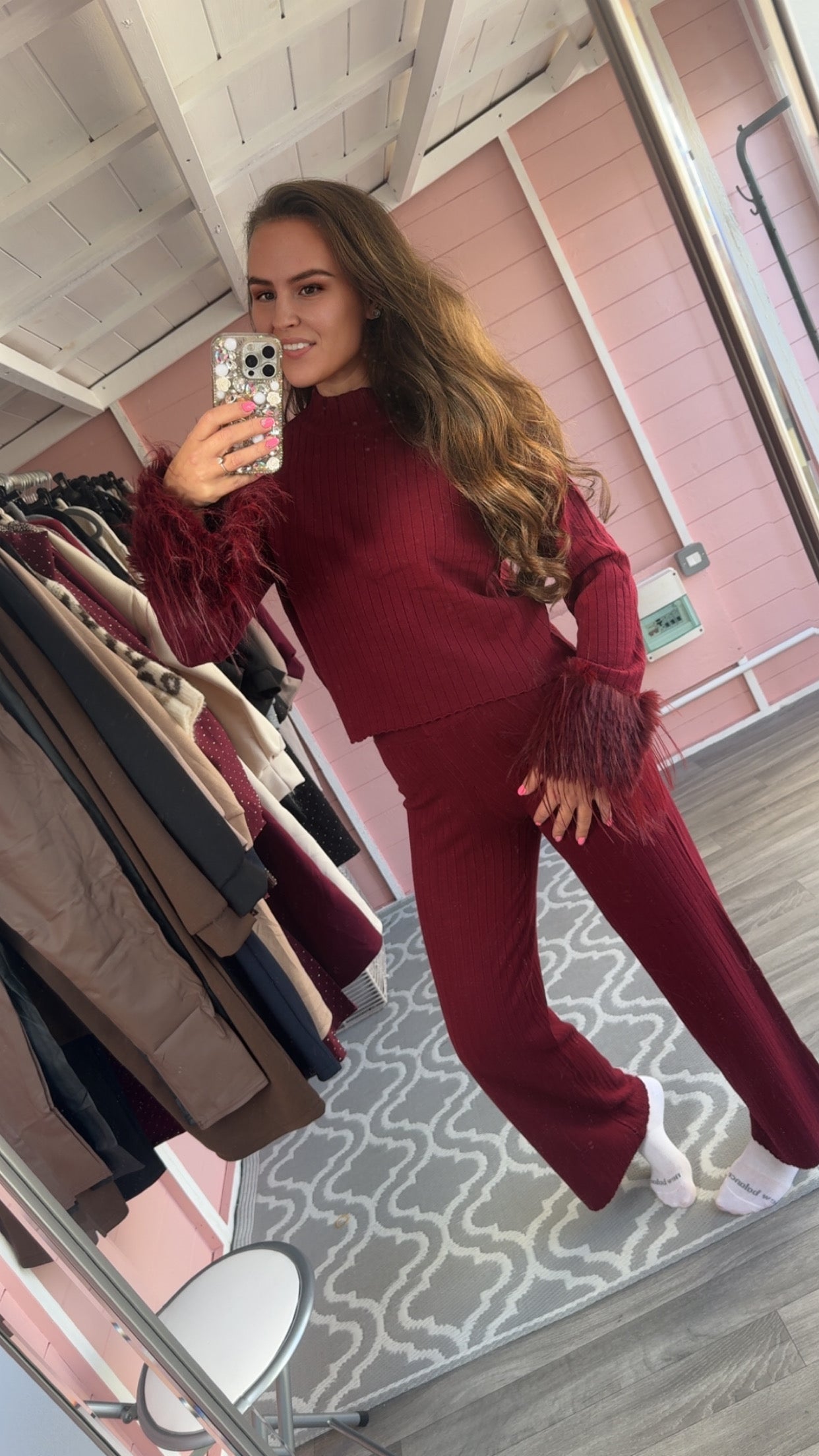 The ‘Marnie’ Faux Fur Co Ord Set