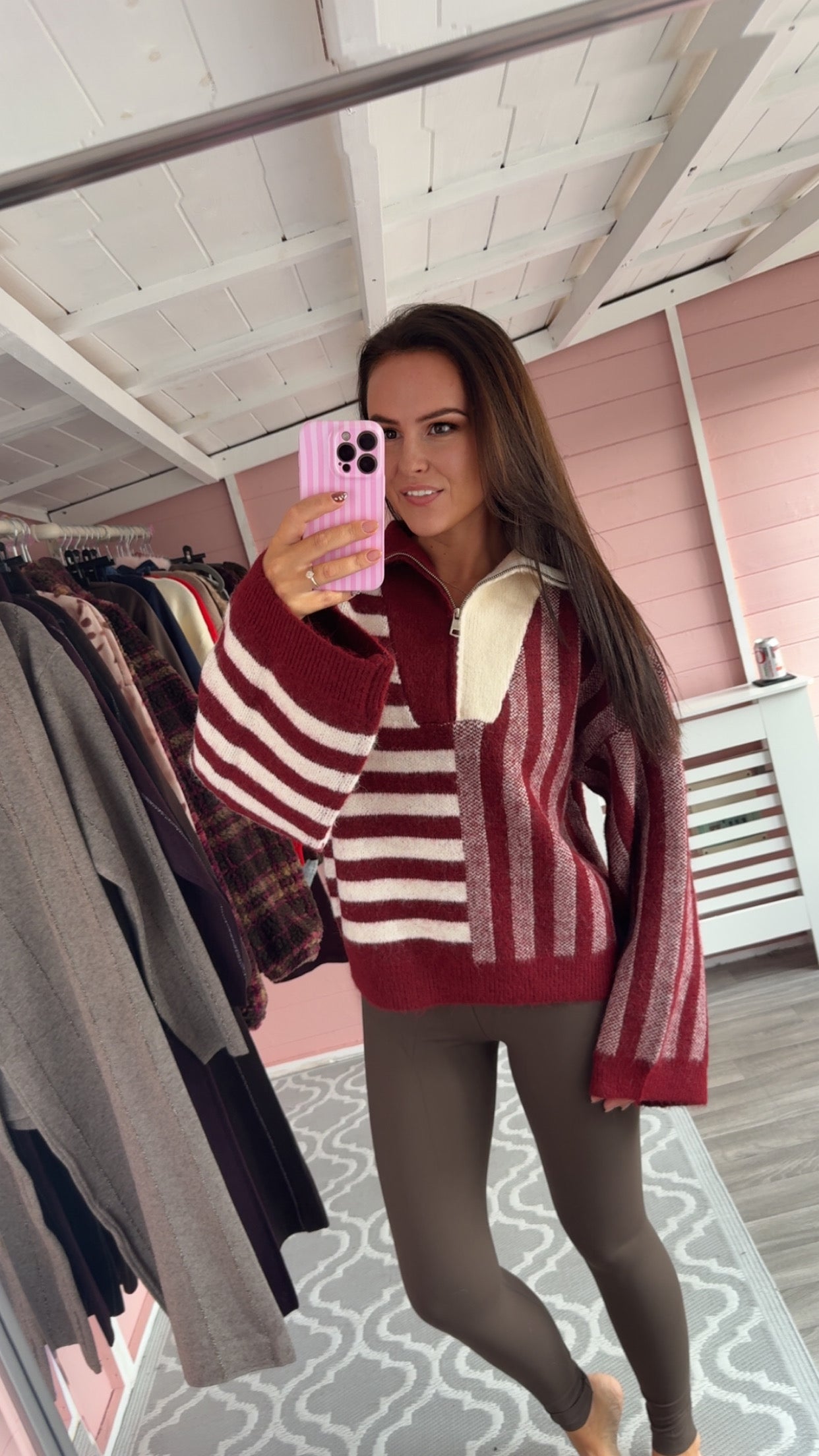 The ‘Annie’ 1/4 Zip Jumper