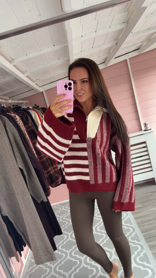 The ‘Annie’ 1/4 Zip Jumper
