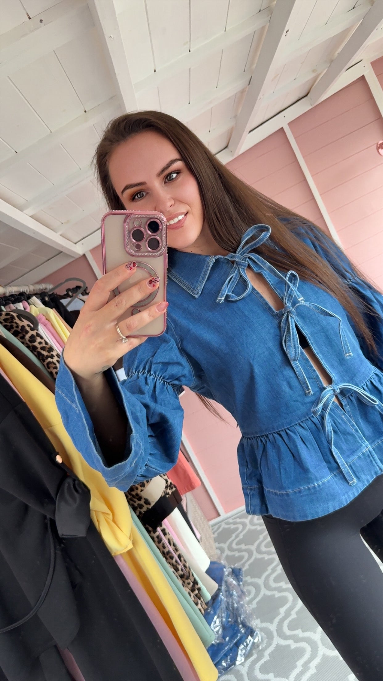 The ‘Aubrey’ Denim Top/Jacket