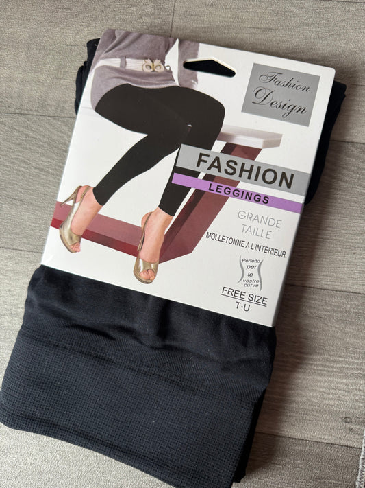 Cozy fleece lined leggings
