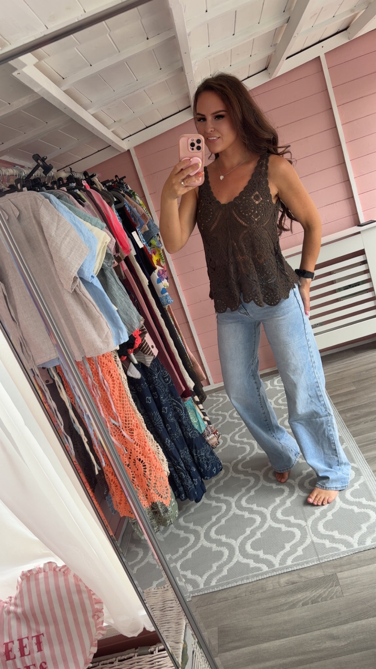 The ‘Louisa’ Leopard Pocket Jeans