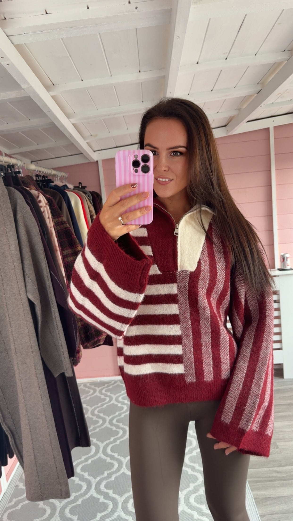 The ‘Annie’ 1/4 Zip Jumper