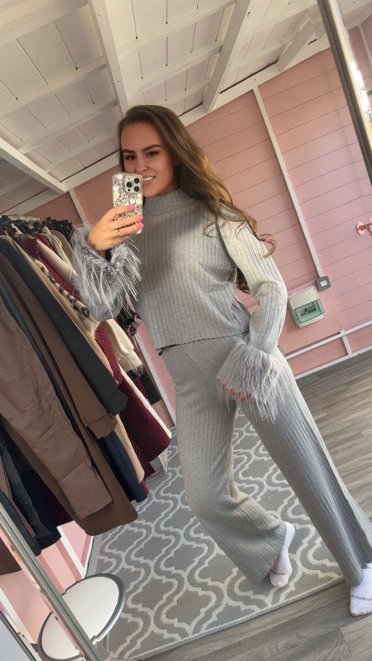 The ‘Marnie’ Faux Fur Co Ord Set