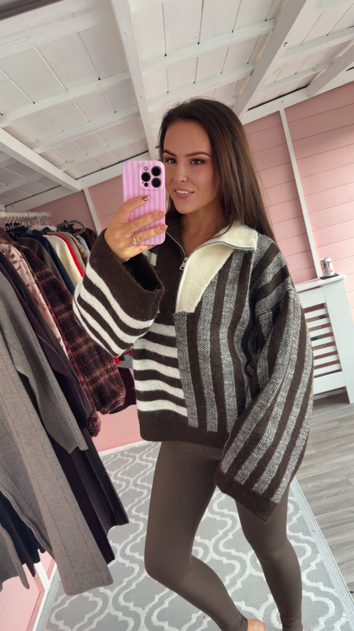 The ‘Annie’ 1/4 Zip Jumper