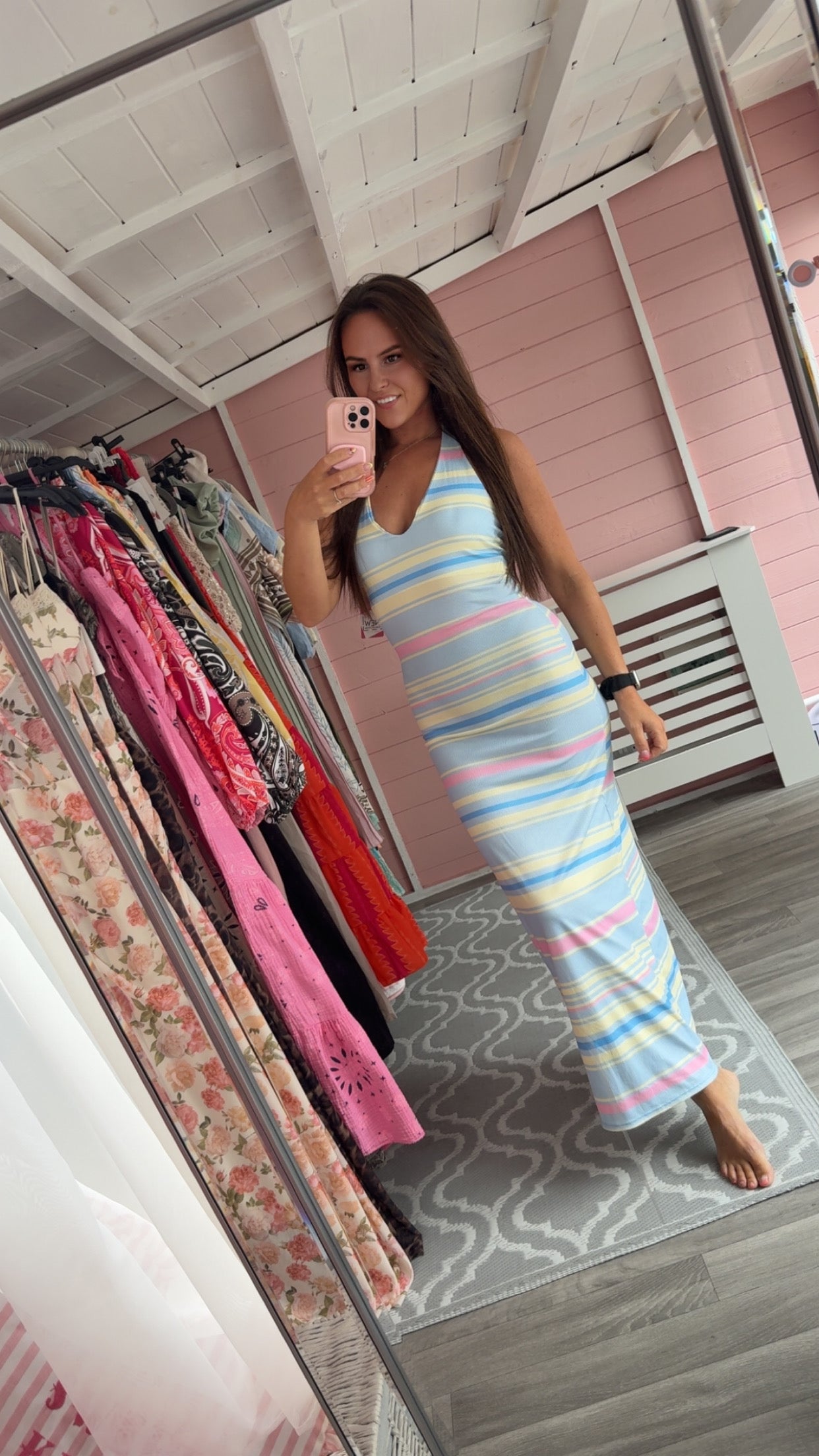 The ‘Lexi’ Halter Neck Maxi Dress
